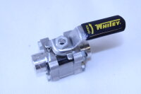 WHITEY SS-62TF4 1/4" Edelstahl Kugelhahn