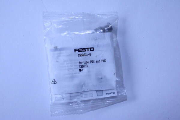 FESTO CRQSL-6 (130663)  Edelstahl Winkel Steckverschraubung