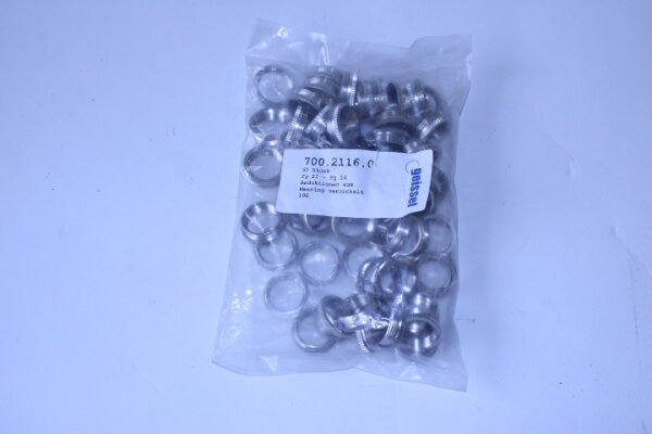 GEISSEL Reduktion PG21- PG16  6700.2116.0 50 Stück Messing