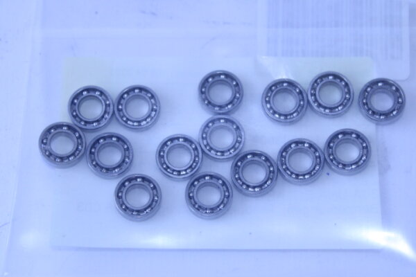 15 Stück Edelstahl Rillenkugellager 6x12x3mm
