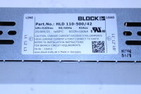 BLOCK HLD 110‑500/42 Funk-Entstörungsfilter