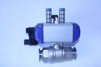 Kugelhahn 1"  DN25 mit Mader 249015 Magnetventil