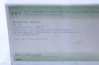 VAT Vatterfly Ventil DN 63 Flansch ISO-F Handbetätigt