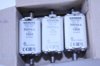 SIEMENS 3NA3 830-7 Sicherungseinsatz 100A 3 Stück