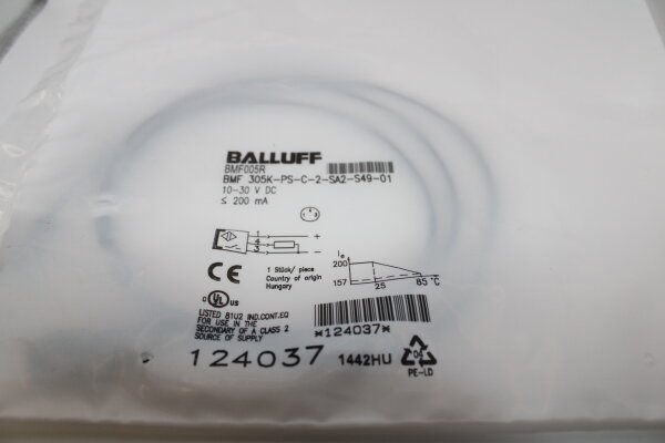 BALLUFF BMF005R BMF 305K-PS-S-2-SA2-S49-01 (124037) Zylinderschalter