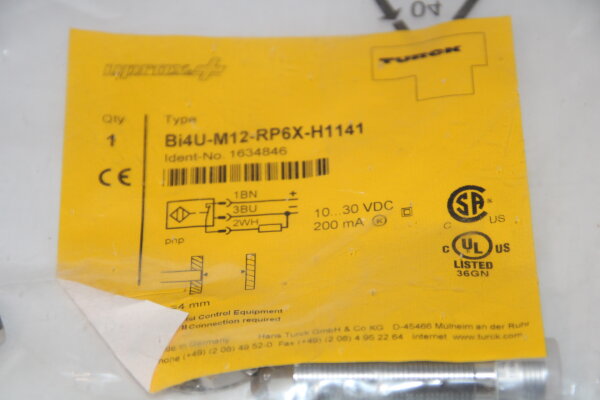 TURCK Bi4U-M12-RP6X-H1141 induktiver Sensor