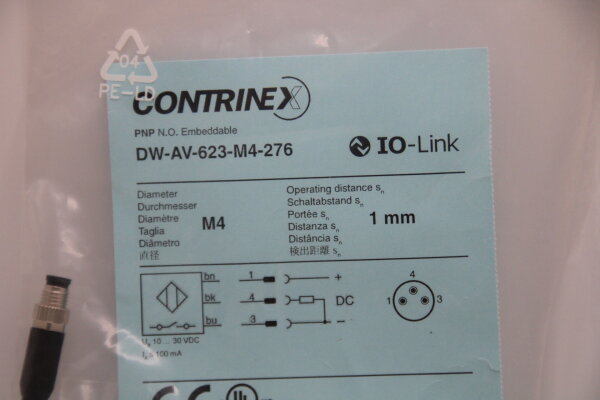 CONTRINEX DW-AV-623-M4-276 Induktiver Näherungsschalter