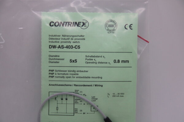 CONTRINEX  DW-AS-403-C5 Induktiver Näherungsschalter