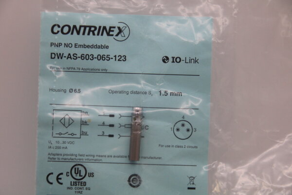 CONTRINEX DW-AS-603-065-123 Induktiver Näherungsschalter