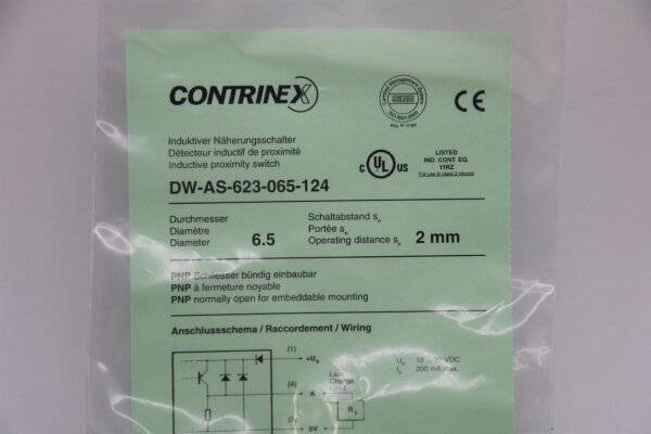 CONTRINEX  DW-AD-623-065-124 Induktiver Näherungsschalter