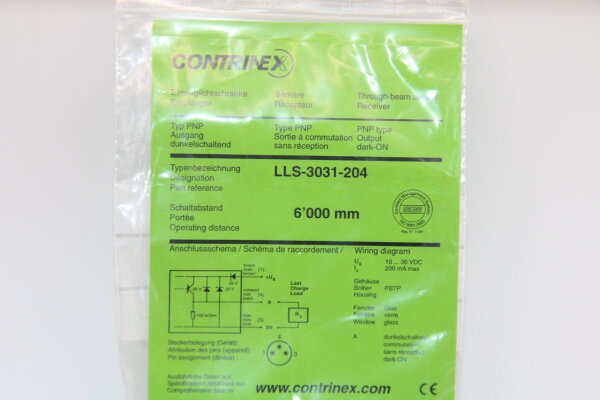CONTRINEX  LLS-3031-204 Einweglichtschranke