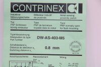 CONTRINEX  DW-AS-403-M5 Induktiver Näherungsschalter