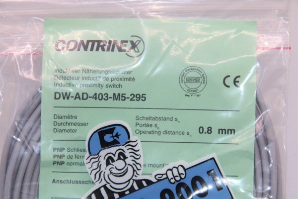 CONTRINEX  DW-AD-403--M5-295 Induktiver Näherungsschalter