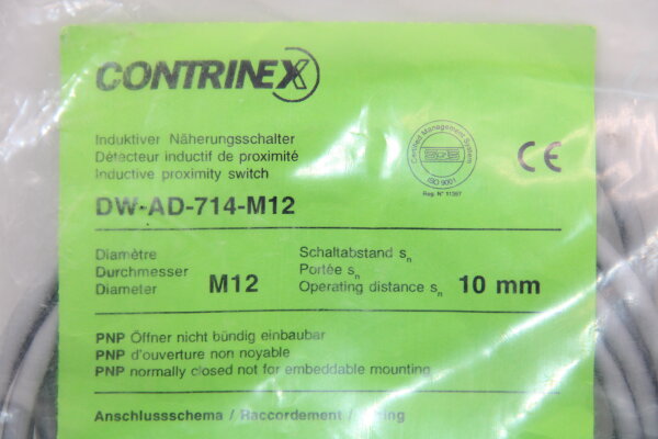 CONTRINEX  DW-AD-714-M12 Induktiver Näherungsschalter
