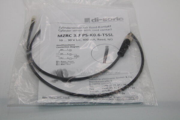 DI-SORIC MZRC 3.7 PS-K0,6-TSSL Zylindersensor