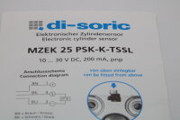 DI-SORIC MZEK 25 PSK-K-TSSL Zylindersensor