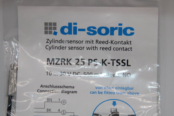 DI-SORIC MZRK 25 PS-K-TSSL Zylindersensor