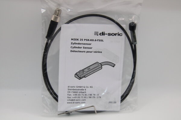 DI-SORIC MZEK 25 PSK-K0.6-TSSL Zylindersensor