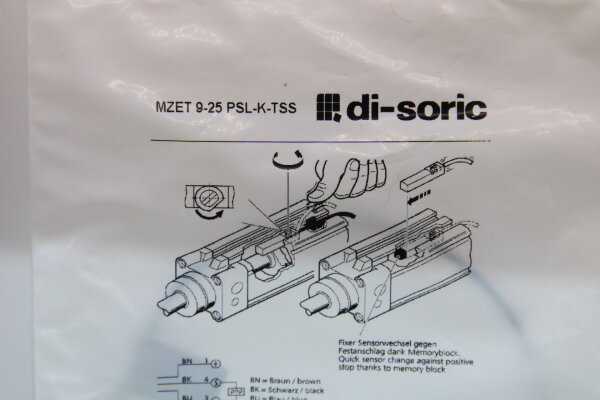 DI-SORIC MZET 9-25 PSL-K-TSS Zylindersensor