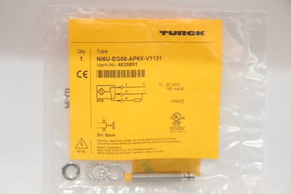 TURCK NI6U-EG08-AP6X-V1131 (4635801) Induktiver Sensor