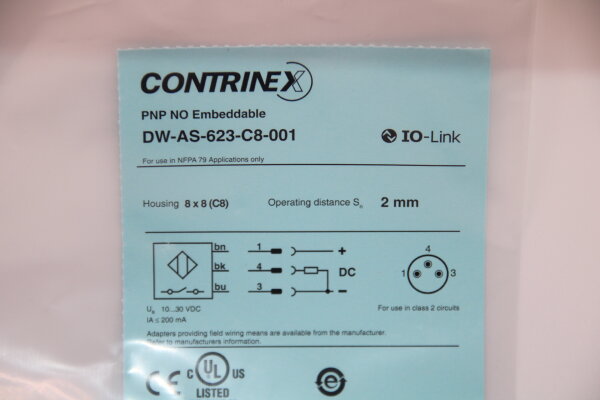 CONTRINEX  DW-AS-623-C8-00 1Induktiver Näherungsschalter