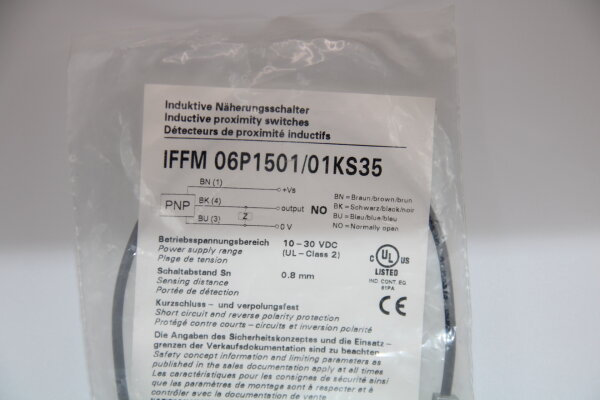 BAUMER IFFM 06P1501/01KS35 Induktiver Näherungsschalter
