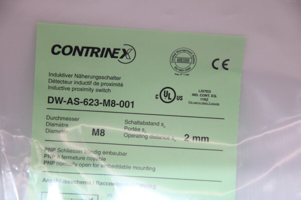 CONTRINEX DW-AS-623-M8-001 Induktiver Näherungsschalter