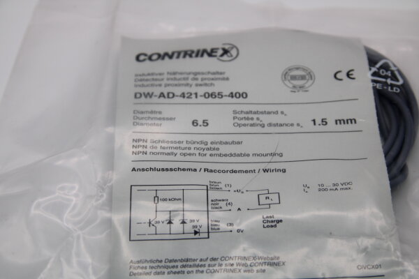 CONTRINEX DW-AD-421-065-400 Induktiver Näherungsschalter