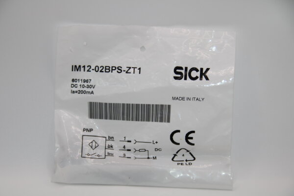 SICK IM12-02BPS-ZT1 Induktiver Näherungssensor