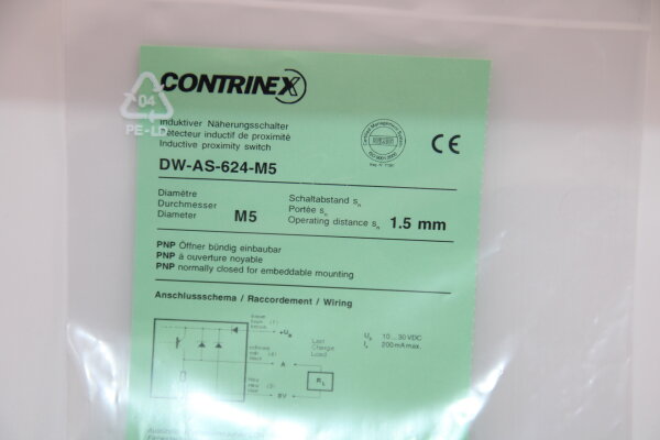 CONTRINEX DW-AS-624-M5 Induktiver Näherungsschalter