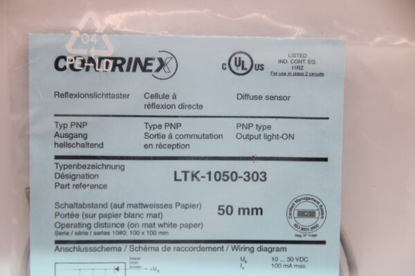 CONTRINEX  LTK-1050-303 Reflexionslichttaster