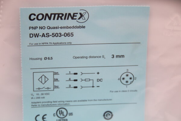 CONTRINEX DW-AS-503-065 Induktiver Näherungsschalter