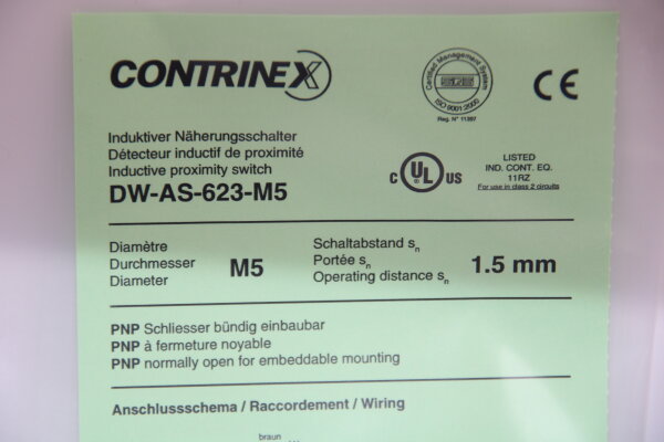 CONTRINEX DW-AS-623-M5 Induktiver Näherungsschalter