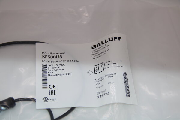 BALLUFF BES 516-3005-G-E4-C-S4-00,4 Induktiver Sensor