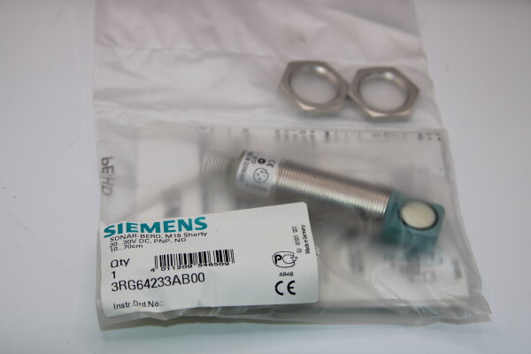 SIEMENS 3RG6423 3AB00 Sonar Sensor