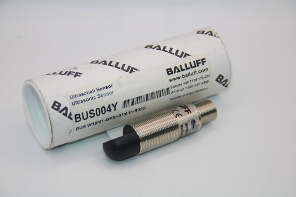 BALLUFF BUS W18M1-GPXI-7/035-S92G Ultraschallsensor