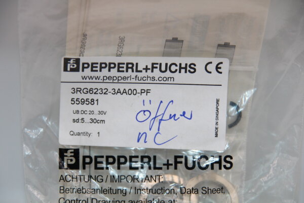 PEPPERL+FUCHS 3RG6232-3AA00-PF Ultraschall Sensor
