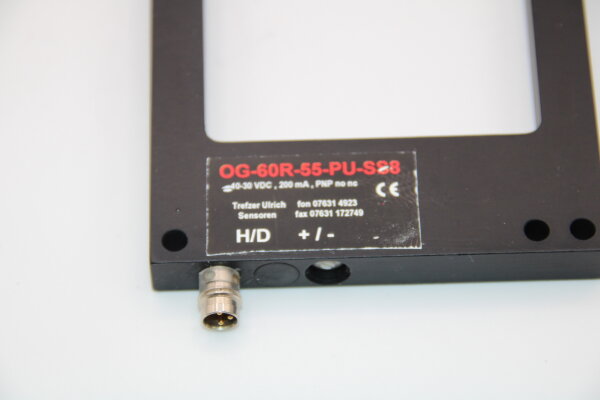 Trefzer Sensoren OG-60R-55-PU-SS8 Gabellichtschranke PNP