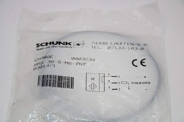 SCHUNK MMS 30-S-M8-PNP (0301471) Magnetschalter
