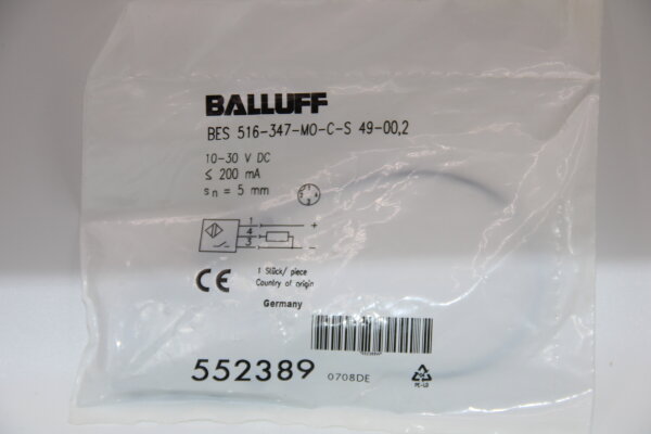 BALLUFF BES 516-347-MO-C-S 49-00,2 (552389) Induktiver Sensor